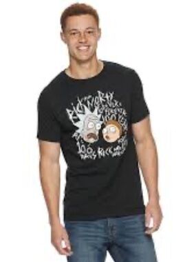 Black Rick and Morty Forever and Ever size Large